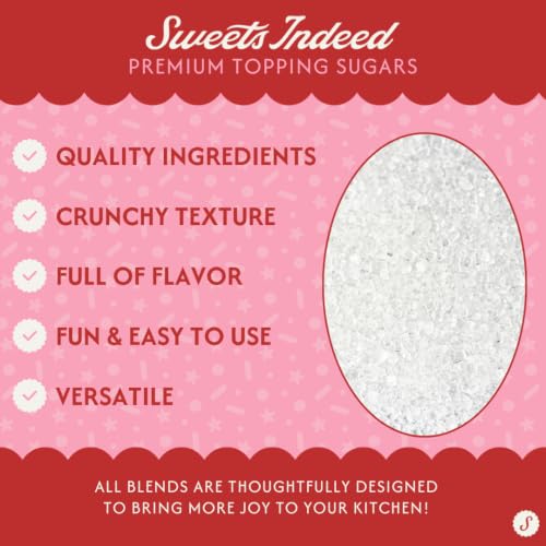 Image of Sweets Indeed Sprinkles, Edible Sprinkle Sugar Mix, Perfect for Cake Decorations, Baking, Ice Cream, Cookies, Cupcake Topper (Vanilla)