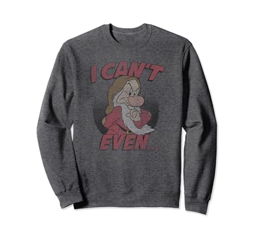 Sweatshirt Disney Grumpy vêtement Blanche-Neige pull col rond coton pull imprimé