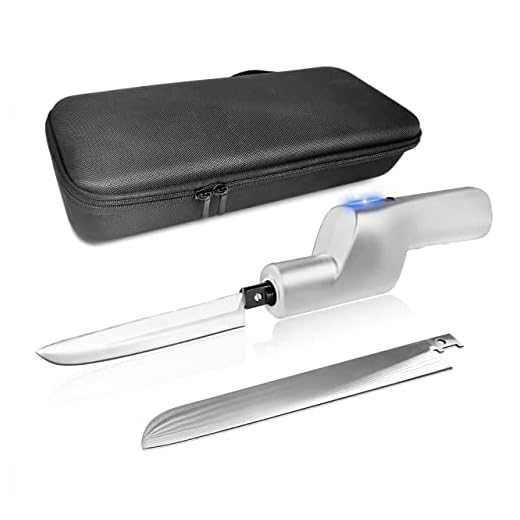 JNSTU Professional Cordless Electric Knife, Turkey Knife, Portable Rechargeable Lithium Electric Knife with Safety Lock, Used for Carving Meat, Turkey, Steak, Fish, Poultry, Vegetables, Handmade