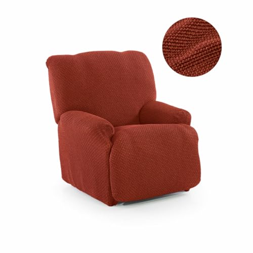 Funda para sillon relax superelastica SOFASKINS color naranja transpirable de 70-90cm 3