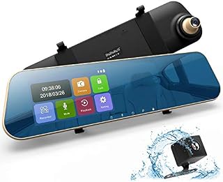 Mirror Dash Cam, DuDuBell 4.3” Car Dash Camera Touch Screen 1080P 290° Wide
