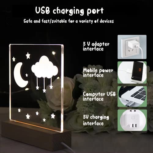 Butterfly Night Light, Personalized Gifts for Kids, Birthday Gift miniatura 2