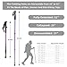 Aihoye Hiking Trekking Poles, 2 Pack Collapsible,Lightweight, Anti Shock, Walking Sticks,Adjustable Hiking Pole for Men and Women (Purple)