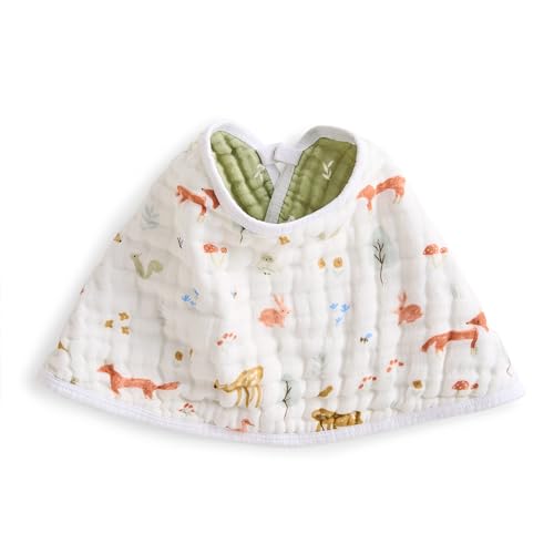aden + anais essentials(エイデンアンドアネイエッセンシャルズ)バービービブ sage woodland ワンサイズ よだれかけ バープクロス 57×28cm コットン100% 洗濯機可 赤ちゃん 出産祝い ギフトBBADAEEBBC