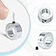 EFUTURETIME 4 Stück Stellringe für 20mm Achse und Welle, 20 x 32 x 14mm, mit Gewindestift, Stellringe 20mm aus Verzinkter Stahl mit Innensechskantschlüssel für Wellenverbindungen