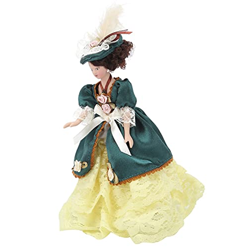 1/12 Puppenhaus Dame, 1/12 Puppenhaus Viktorianische Dame Frauen Miniatur Porzellanpuppen Puppenhaus DekorationHuman… – Bild 3