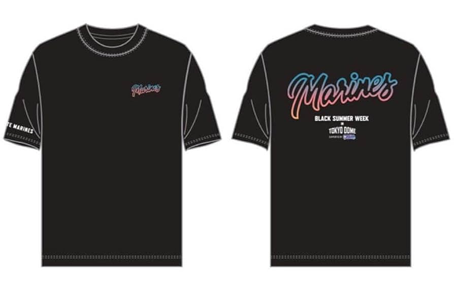 7/31 東京ドーム配布　千葉ロッテ BSWTシャツ東京ドームver ２枚組 7/31 東京ドーム配布 千葉ロッテ BSWTシャツ東京ドームver 2枚組 7/