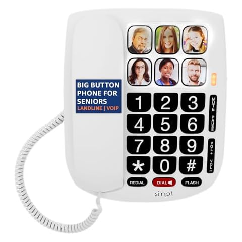 SMPL Big Button Phone Model 56012 Cover