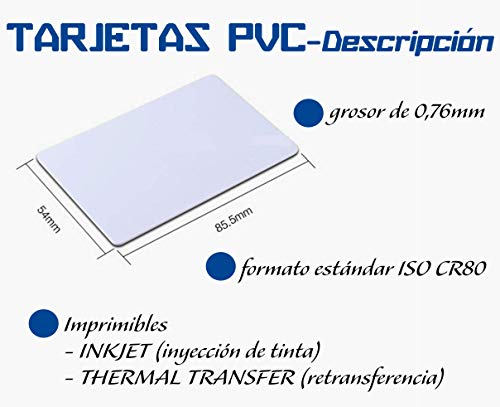 250 carte laminate in plastica PVC, banda