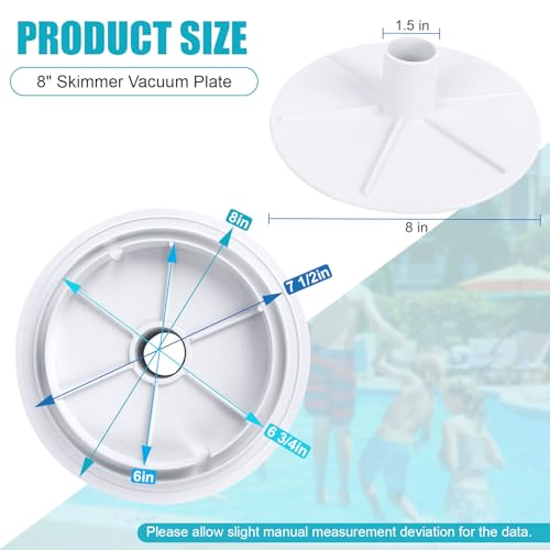 Image of XT Above Ground Pool Vacuum Plate Pool Skimmer Replacement Parts