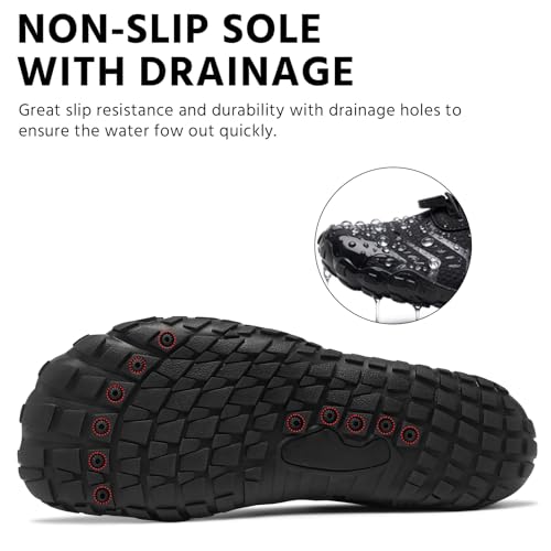 Image of EWUHA Barefoot Shoes Womens Mens Footwear for Walking Hiking with Wide Toe Box,Healthy & Non-Slip,Breathable Barefoot Vitality Water Shoes for Beach Pool Swim Outdoor (Unisex)