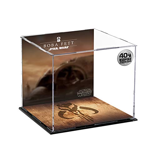 WOLFBSUH Building Block Acrylic Display Box for Lego Star Wars Boba Fett Helmet 75277 (Display Box Included Only, No Lego Kit)