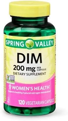 Amazon Com Spring Valley Dim 200 Mg Salud Femenina 120 Capsulas Vegetarianas Salud Y Hogar