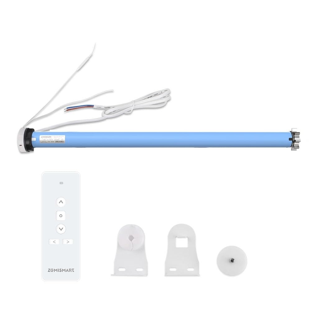 zemismart WiFi Motorizzato Tende a Rullo Motore per Tubo da 38 MM 2Nm Motore Tubolare per Otturatore Max 10 KG Blind Smart Life/Timer APP Tuya,Controllo Vocale Alexa Echo Telecomando (10)