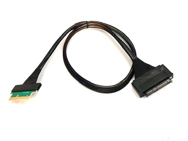 Cable Micro SATA PCIe 5.0 X4 a U.2 SFF-8639 700mm