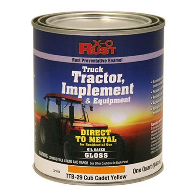 TRUE VALUE MFG COMPANY True Value Company TTB29-QT TTB Quart Cub Cadet Yellow Enamel