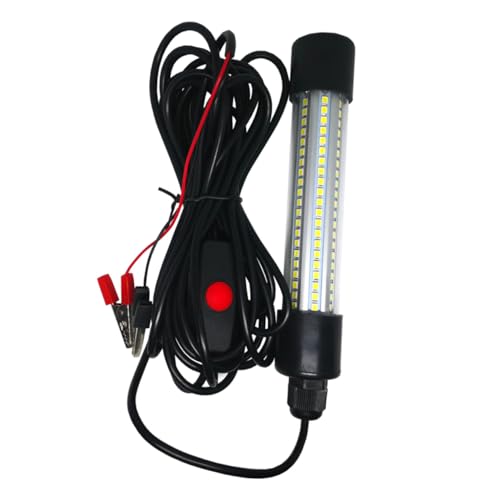 JOINPAYA 13w Fish Lamp Underwater Fishing Light Fish /dc12-24v Fresh/Salt Water Night Fishing