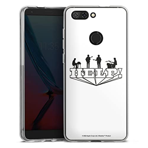 DeinDesign Coque en Silicone Compatible avec ZTE Blade V9 Etui Silicone Coque Souple The Beatles Help! Rock ‘n’ Roll - Les Beatles, Paul McCartney, John Lennon, RIngo Starr, George Harrison DeinDesign Coque en Silicone Compatible avec ZTE Blade V9 Etui Silicone Coque Souple The Beatles Help! Rock 'n' Roll