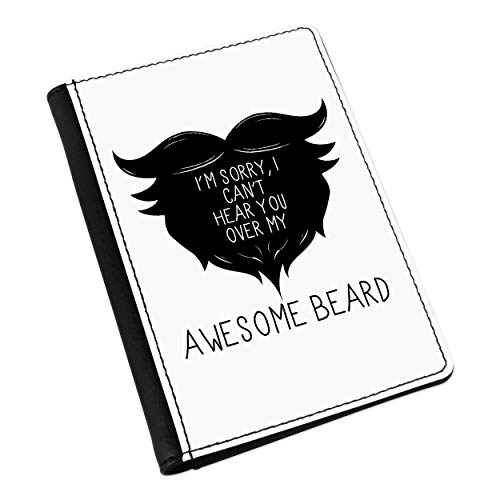 Protège-passeport humour Barbe idée cadeau originale pour voyageur barbu