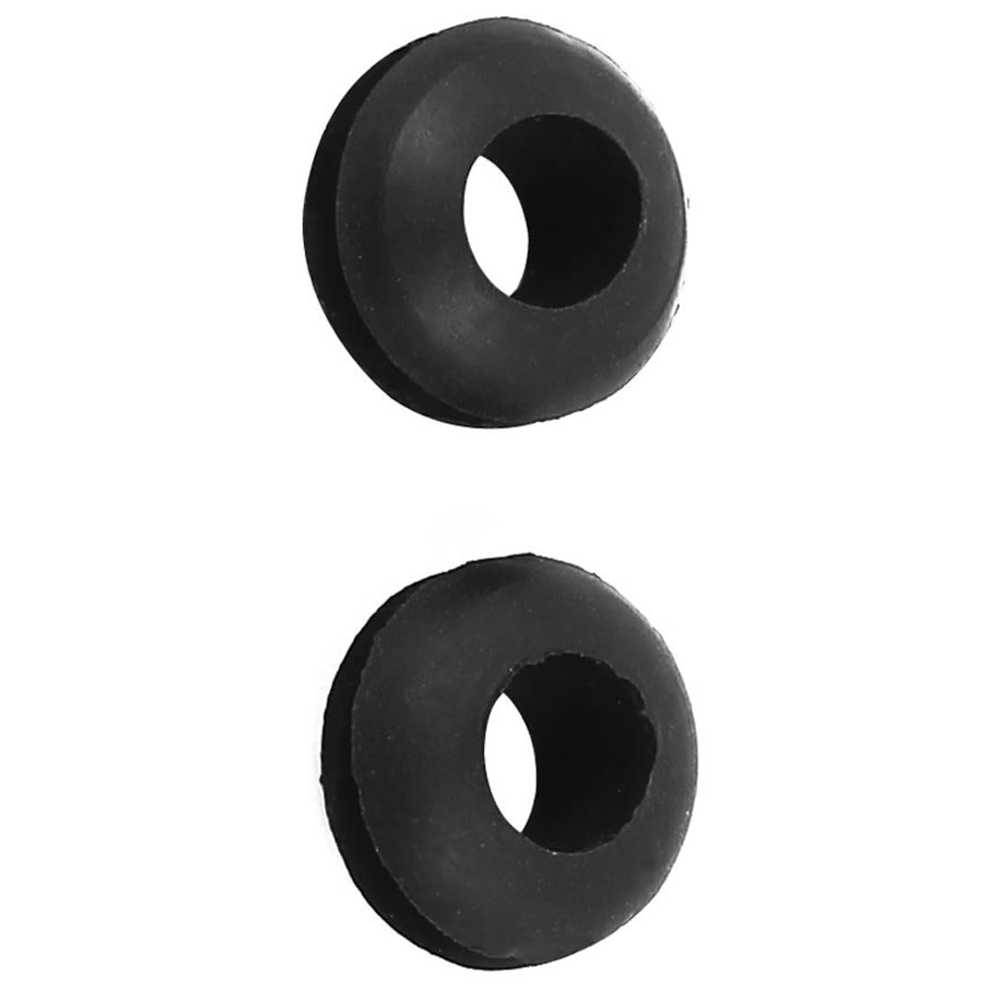 TOP-VIGOR 150Pcs Black Rubber Grommets 4mm Cable Wire Protector Rings Electrical Hole Gaskets for Conductor Wiring Cables and Plugs - Image 3