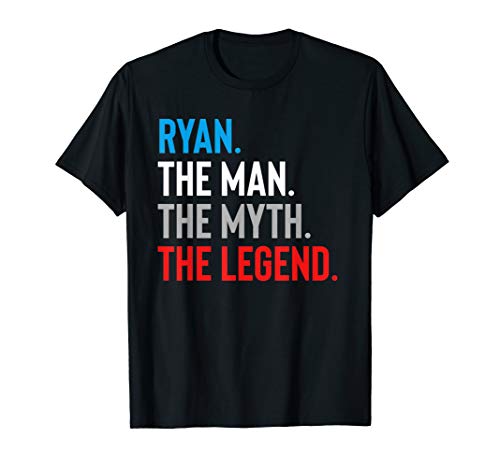 Mens Ryan The Man The Myth The Legend T-Shirt