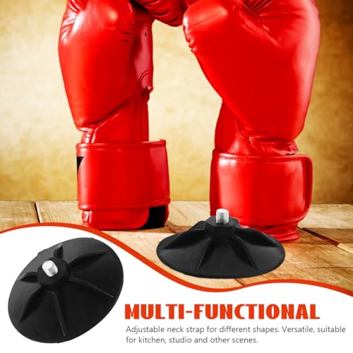 Image of Suction Cup Base for Boxing Training Equipment Punching Bag Suction Cup Replacement with M8 Threaded Screw 3.34 X 3.34 X 1.18 in Freestanding Base for Home Gym and Pack