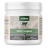 AniForte Barf Complete Katze 100g - Natürliche Rundumversorgung mit Omega 3, Bierhefe, Taurin, Hagebutte, Premium Futter Zusatz zum Barfen, Vitamine & Mineralstoffe