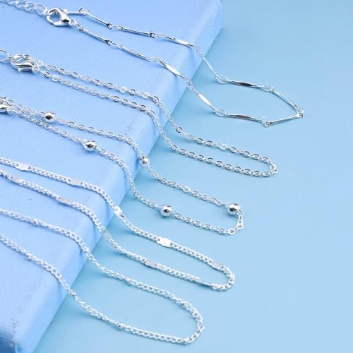 Image of Fesciory 14K Gold Plated Ankle Bracelets Sets For Women, Adjustable Layered Infinite Anklet, Summer Beach Butterfly Star Foot Chain Jewelry Gifts