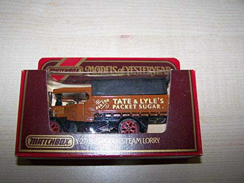 Matchbox Models of Yesteryear Y-27 1922 Foden Steam Lorry Tate & Lyle's Packet Sugar 1:72 Scale Diecast