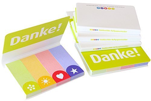 immi Dankeschön Indexstreifen, Seiten markieren m. Haftstreifen Kleines Geschenk