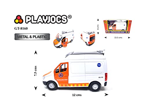 PLAYJOCS GT-6258 Autobus 41cm - Auto Car modello giochi per Bambini