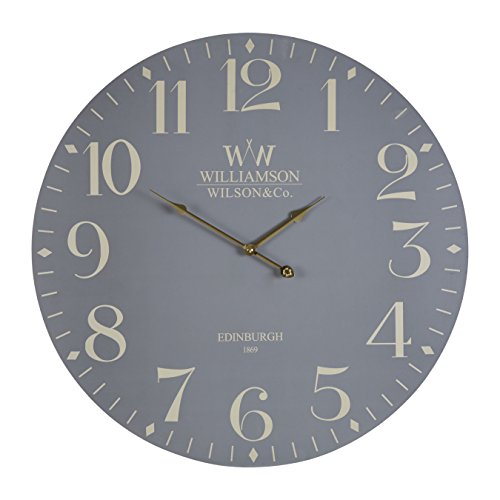 Premier Housewares Classical Wall Clock, 60 cm - Grey