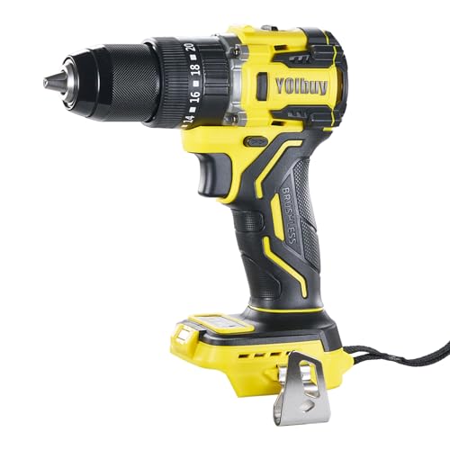 YOIbuy PRO 充電式 震動ドライバドリル 18V 互換 ドリルドライバー 高出力...