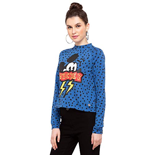 Image of ONLY Womens High Neck Graphic Print Top