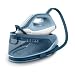 Tefal Power Pro Compact 200 Dampfbügelstation, 2400 W, leicht und kompakt, 120 g/min variabler Dampf, 360 g/min Dampfstoß, 1,7 L Wassertank, Keramikbügelsohle, Anti-Kalk, Blau/Weiß, SV6210E0