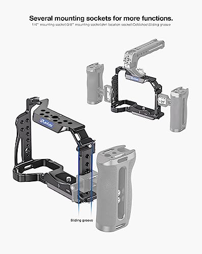 Image of Leofoto A7R5 Camera Cage, for Sony A7R5 /A7RIV /A7SIII / A1, ARRI, Anti-Twist, Arca Compatible