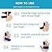 Sumifun Finger Brace, Trigger Finger Splint for Index Middle Ring Pinky Finger Arthritis Pain, Tendon Injury, Broken Mallet Finger Stabilizer Supports for Dislocated Knuckle Immobilizer Wrap for