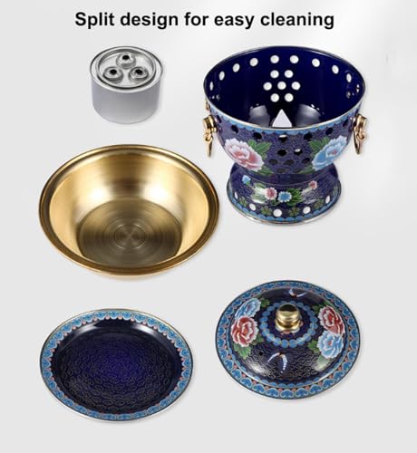 Olla china pequeña clásica de cobre para 1 persona miniatura 5
