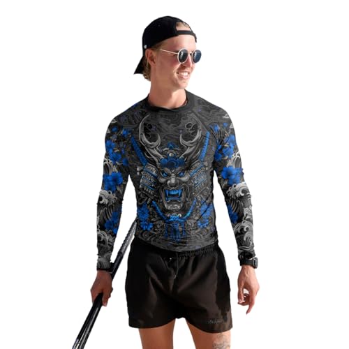 Samurai Compression Long Sleeve Rashguard Baselayer Athletic Sports T-Shirts for MMA BJJ Grappling4