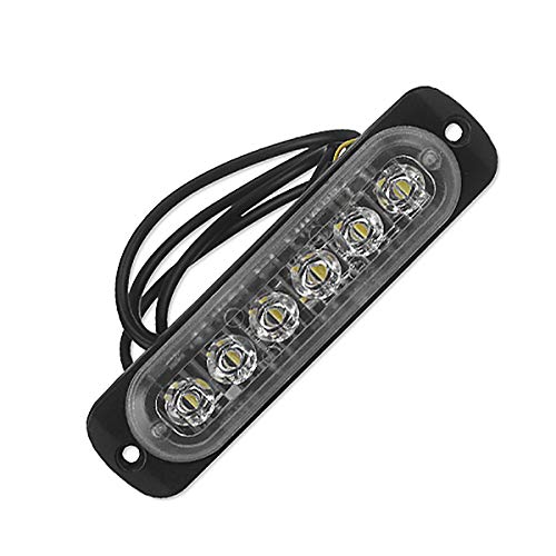 RE 12V-24V 6 LED���C�g�t���b�V���ً}�����ԎԌx���X�g���{�_�Ńz���C�g