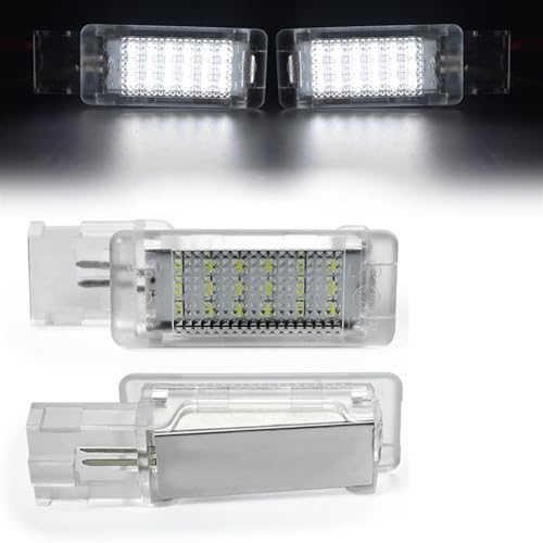 HMYHBD 2Pcs Footwell Light Luggage Compartment Glove Box Lamps, for Golf, for Polo, for Passat, for Tiguan, for Jetta, for, UP T5 T6, for Touareg, for Scirocco car Interior footwel
