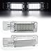 HMYHBD 2Pcs Footwell Light Luggage Compartment Glove Box Lamps, for Golf, for Polo, for Passat, for Tiguan, for Jetta, for, UP T5 T6, for Touareg, for Scirocco car Interior footwel