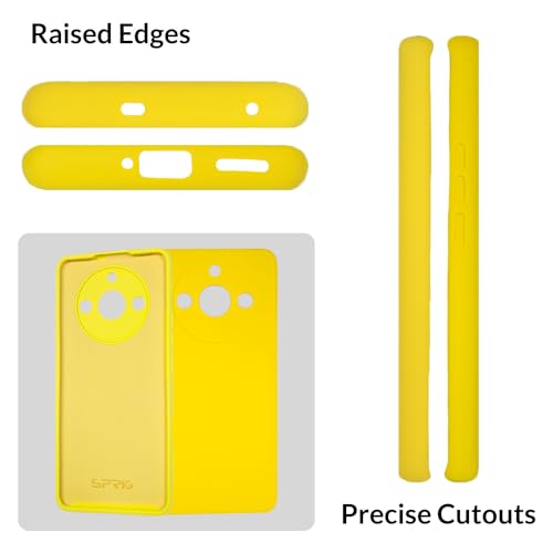 Image of SPRIG Compatible with Realme 11 Pro Phone TPEE Premium Back Cover Drop Tested Shock Proof Mobile Case for Men, Women, Boys and Girls with Camera Protection (Light Yellow)