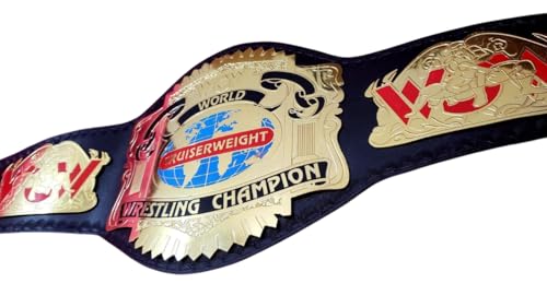 New WCW Cruiser weight World Heavyweight Championship Belt - WCW Crusier weight Replica Title Wrestling Champion Belt 2mm3