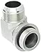 Eaton Weatherhead C5515X24 Carbon Steel SAE 37 Degree (JIC) Flare-Twin Fitting, 90 Degree Elbow, 1-1/2" Straight Thread O-Ring Boss x 1-1/2" JIC Male