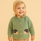 Zoom IMG-1 yoolhamy cardigan per bambini lavorato Zoom IMG-1 yoolhamy cardigan per bambini lavorato