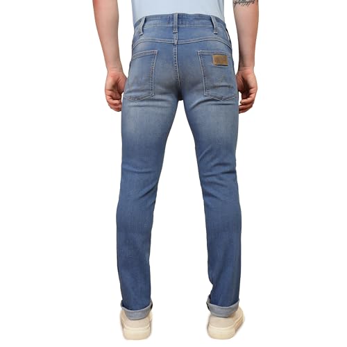 Image of Wrangler Men's Skanders Slim Fit Low-Rise Jeans