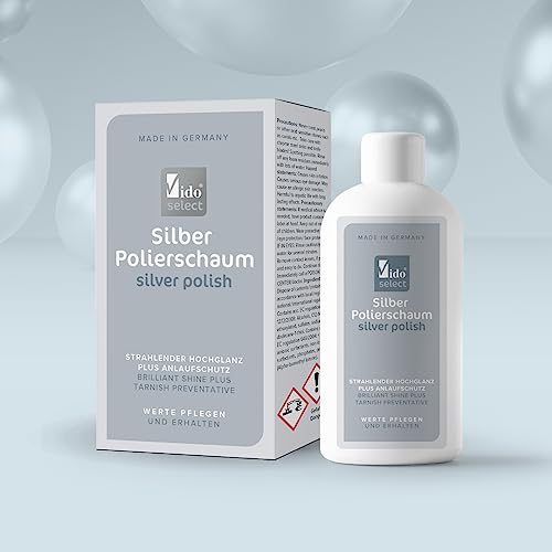 Vido Espuma pulidora plateada, brillante y protección contra el deslustre