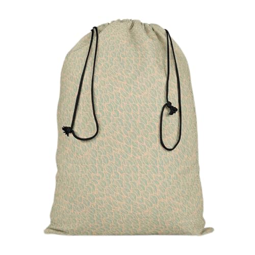 Image of ArtzFolio Blue Leaf D2 | Reusable Sack Bag | Bag for Gym, Storage, Vegetable & Travel