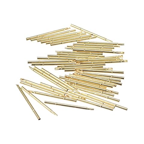 sourcing map Resorte Prueba Sonda Pasador 50uds Cover